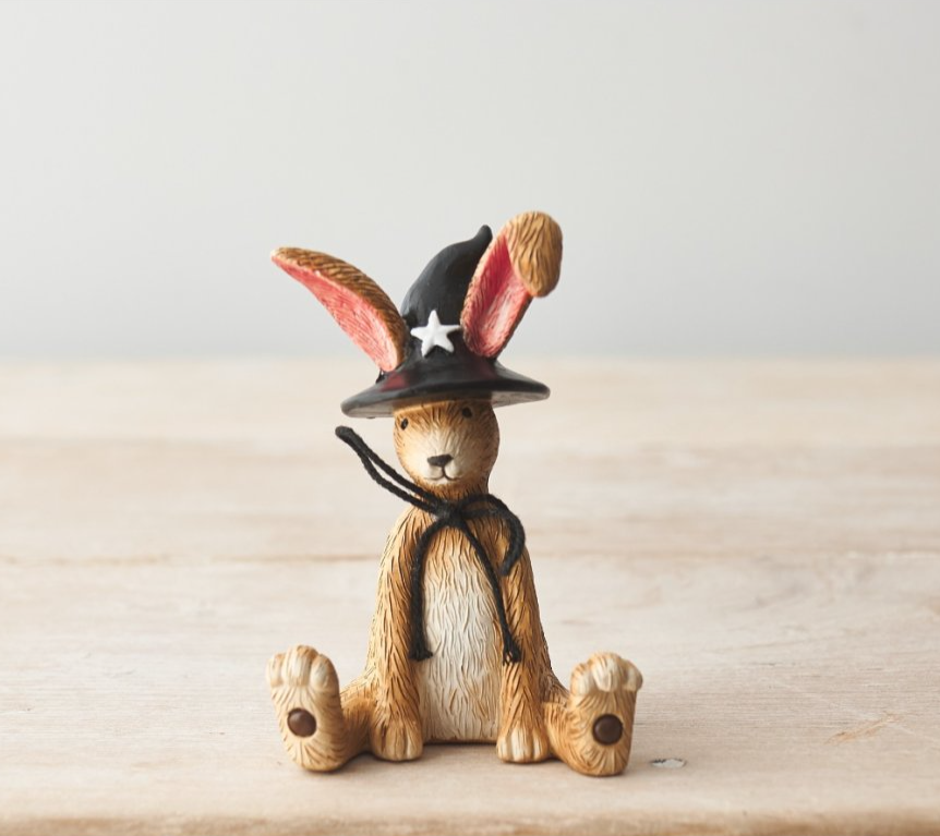 Sitting Witch Bunny - Party Seasons