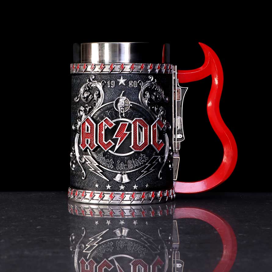 ACDC Back in Black Tankard 16cm - Party Seasons