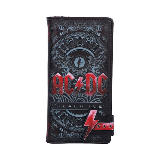 ACDC Black Ice Embossed Purse 18.5cm - Party Seasons