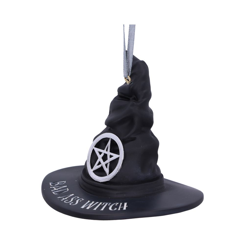 Bad Ass Witch Hanging Ornament 9cm - Party Seasons