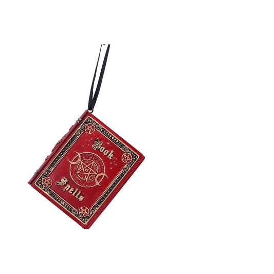 Book of Spells Hanging Ornament 7cm - Party Seasons