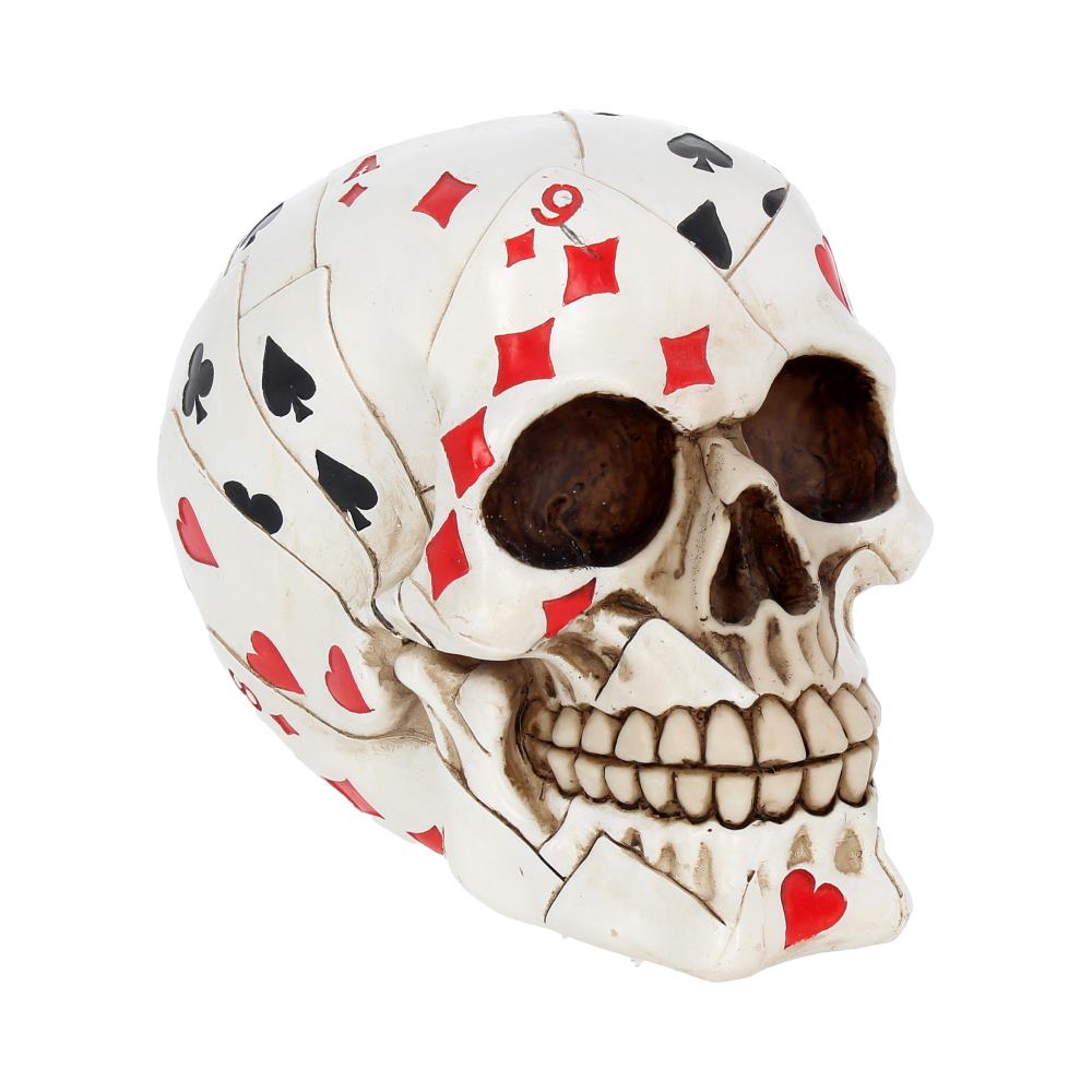 Dead Mans Hand Skull 15cm - Party Seasons