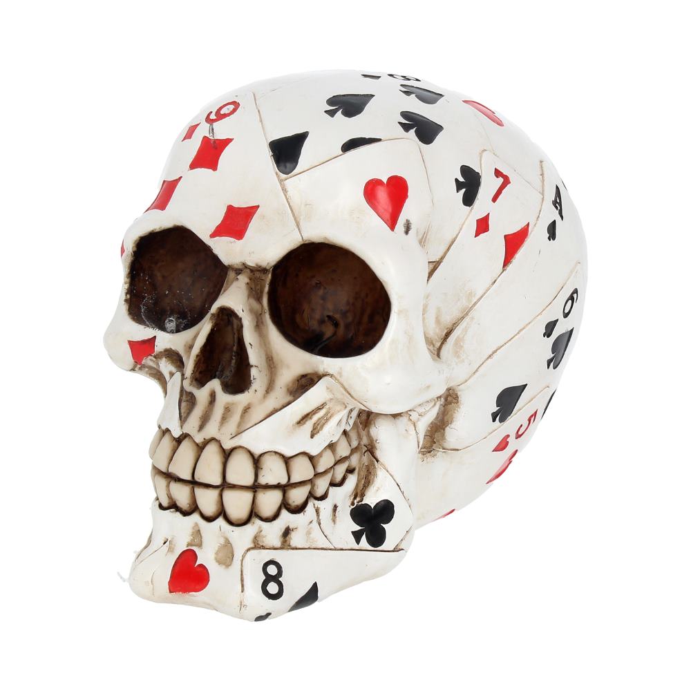 Dead Mans Hand Skull 15cm - Party Seasons