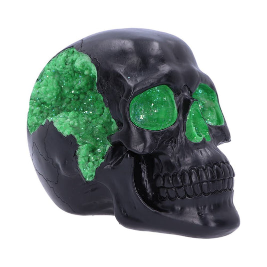 Geode Skull Green 17cm - Party Seasons