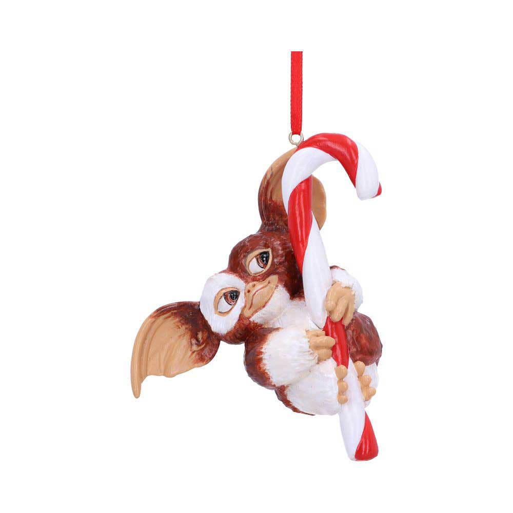 Gremlins Gizmo Candy Cane Hanging Ornament 11cm - Party Seasons