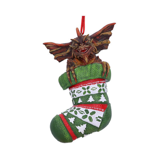 Gremlins Mohawk in Stocking Hanging Ornament 12cm - Party Seasons