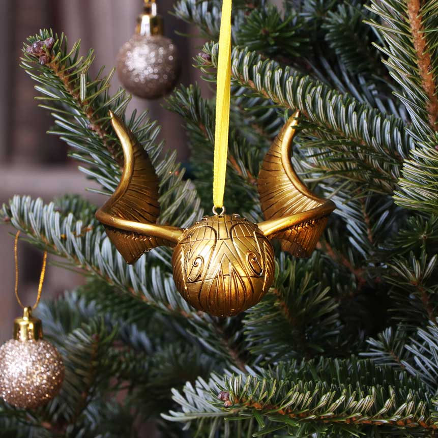 Harry Potter Golden Snitch Hanging Ornament - Party Seasons