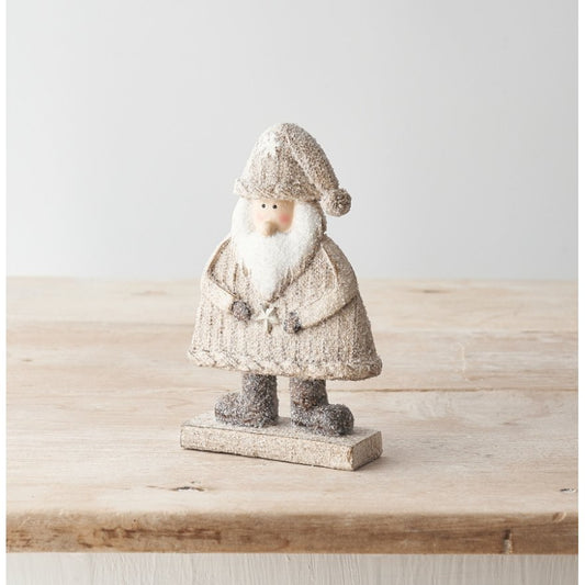 Snow Glitter Santa Decoration - Party Seasons