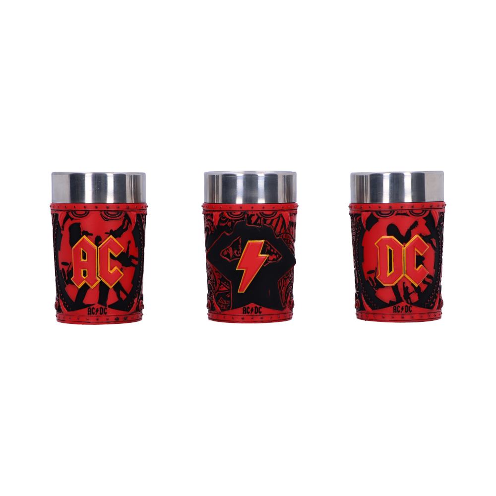 ACDC Logo Shot Glass Set (Set of 3) 8.7cm